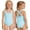 Light Blue, variant on CAIXIA Girls One Piece Swimsuits Adjustable Strap 3t Bathing Suit Girl Allover Printed Cut Out Cute Ruffle Ruffle Girls Swimsuits Soft Girls Swimwear,2-3 Years