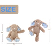 WEIGEDU Rabbit Bunny Stuffed Animals Plush Toys for Girlfriend Adults Kids Easter Birthday Christmas Gifts, 17.7 inches