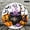 12x12in, variant on Creowell Purple Smoke Cauldron Pumpkin Witch Hat Bat Silent Non Ticking Round Wall Clock Battery Operated (AA Not Included), Silent Mechanical Movement Lobby Corridor Dining Room Bedroom Office