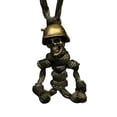 thumbnail image 4 of Skeleton Soldier Paracord Keychain  Alloy Soldier Keychain Luggage Tag, 4 of 8