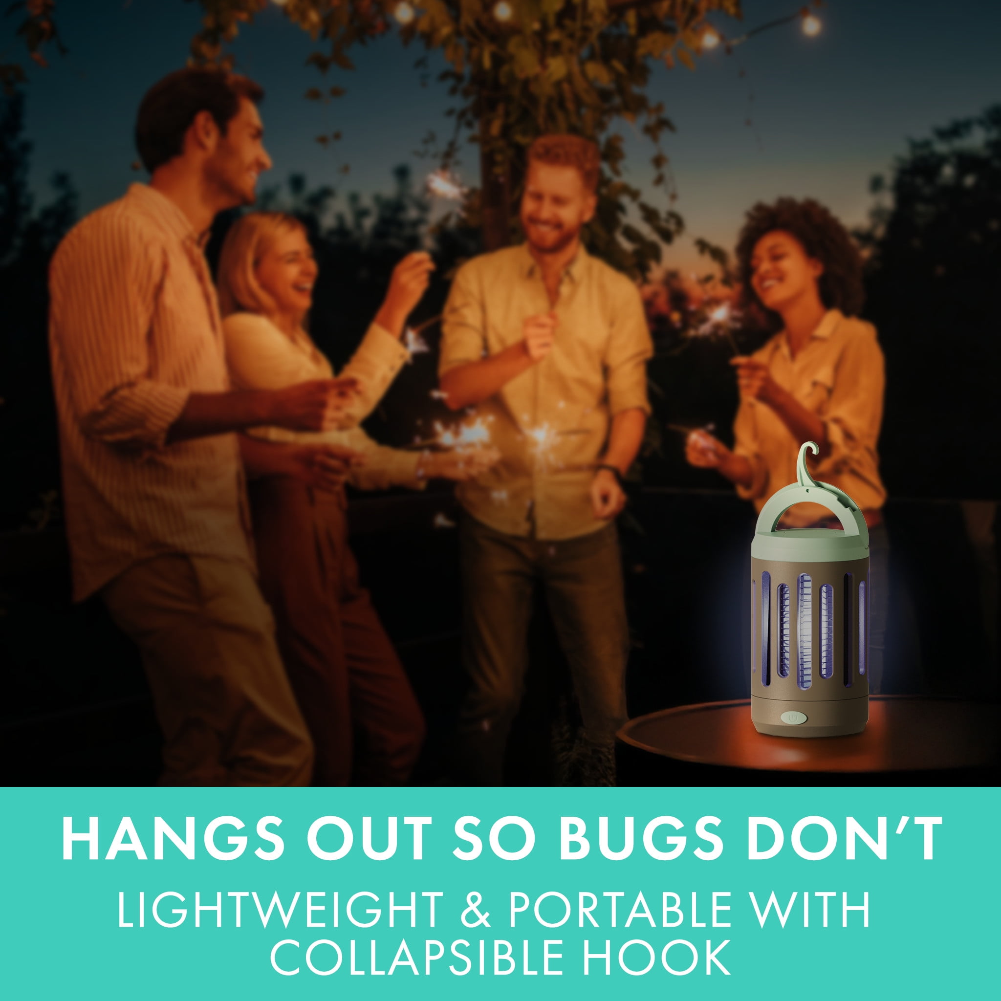 STEM® Flying Insect Zapper, Indoor and Outdoor Electric Fly & Mosquito Trap, Includes Micro-USB Charging Cable and Brush For Cleaning