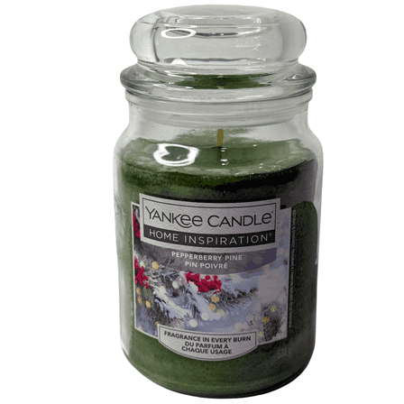 Yankee Candle Home Inspiration Large Jar Candle Pepperberry Pine Scent, 538g