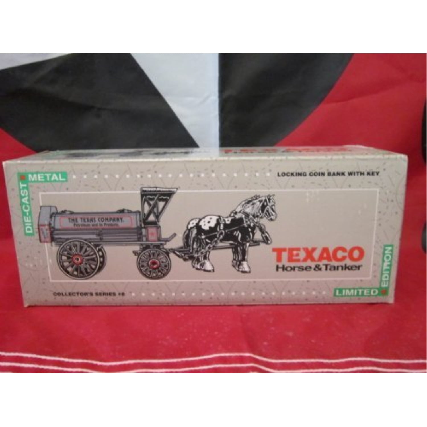 A Horse Drawn Tanker Coin Bank by Texaco