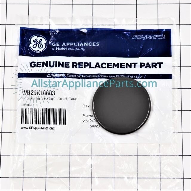 GE Range/Stove/Oven Surface Burner Cap WB29K10003
