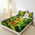 thumbnail image 4 of Castle Fairy Kids Boys Girls Animal Frog Twin Sheet Sets,Flying Butterflies Bedding, 4 of 7