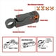 thumbnail image 2 of Kit de Herramientas para Crimpar Cables Coaxiales con 20 Conectores de Compresión Tipo F RG59 RG6., 2 of 5