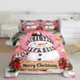 thumbnail image 2 of Manfei Cartoon Cute Snowman Bedding Comforter Set, Merry Christmas Twin Comforter Sets, Teens Boys Girls Kids Reversible Bedding Set, Breathable Home Decor, 2pcs, 2 of 8