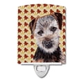 thumbnail image 1 of Carolines Treasures SC9687CNL Norfolk Terrier Puppy Fall Leaves Ceramic Night Light, 1 of 1