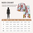 thumbnail image 4 of Sikiie Funny Christmas Gnome Women's Long-Sleeve Shirt and Full-Length Bottom Pajama Set (s-xxl)-Medium, 4 of 7