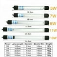 Submersible UV Light Sterilizer For Fish Tanks & Ponds - Internal Germicidal Lamp