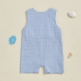 thumbnail image 3 of peqiut Toddler Boy Clothes Cartoon Animal Embroidery Romper Sleeveless Overalls Summer Kids Bodysuit Jumpsuit 0 3 6 9 12 18 Months, 3 of 7