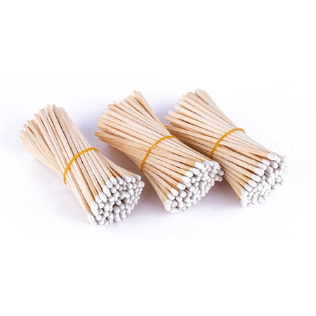 200Pcs 4 Decorative White Matches Long Wooden Matches for Candles Long Safety Matches for Fireplace BBQ Grill Candle Matches Long Wooden Matchsticks for Custimize Events
