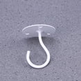 thumbnail image 5 of Toyvian White Lantern Net Ceiling Hooks Heavy Duty Iron Small Sturdy Hooks for Home Garage, 5 of 5