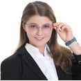 thumbnail image 5 of LifeArt Blue Light Blocking Reading Glasses (Rectangular Frame, +2.50 Magnification), 5 of 8
