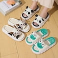 thumbnail image 4 of Zapatillas de lino Unisex con dibujos de vaca, chanclas antideslizantes para primavera y verano, zapatos para el hogar para hombres y mujeres, 4 of 5