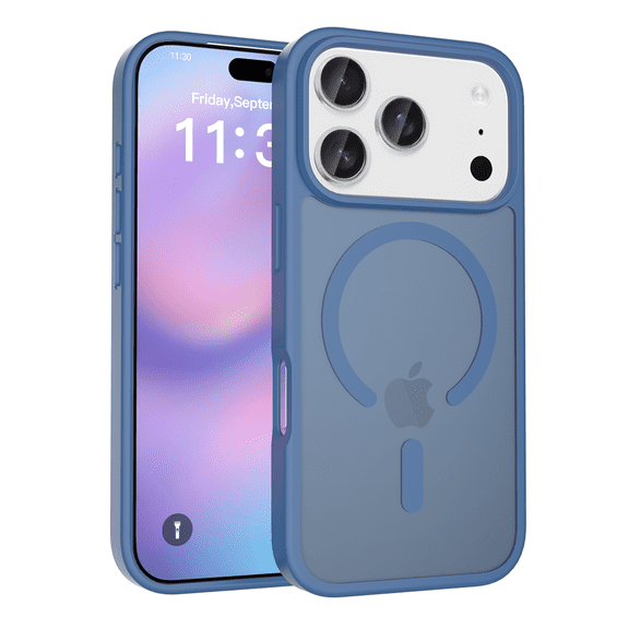 IPhone 17 Pro Case [Compatible with ]Translucent Matte Phone Cover, [Military Grade Drop Protection] Slim Durable Shockproof Protective Bumper