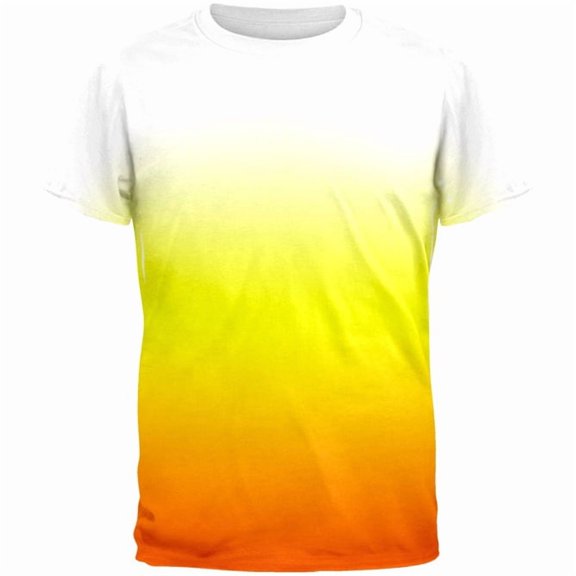 Halloween Candy Corn Ombre Costume All Over Mens T Shirt Multi SM