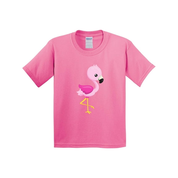 Inktastic Cute Pink Baby Flamingo Youth T-Shirt