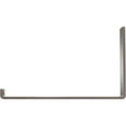 thumbnail image 4 of Ekena Millwork 2"W x 12"D x 7"H Steel Hanging Shelf Bracket, Hammered Silver, 4 of 10