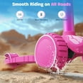 thumbnail image 3 of UPGO 3 Wheel Kid Scooter, 25mm Extra Thick Deck & Light up Wheels, Adjustable Heights for Kids Ages 3-12,Pink, 3 of 9
