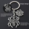 thumbnail image 3 of Jinsinto Halloween Spider Keychain, Retro Horror Spider Pendant Keyring Halloween Ornament Keychain Creative Gift (2pcs), 3 of 5