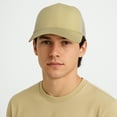 thumbnail image 6 of TOPTIE 6 Panel Structured Trucker Cap, Black Unisex Water-resistant and Breathable Mesh Baseball Cap, 6 of 8