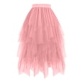 thumbnail image 6 of UAYOTSE Women's Tulle Skirts High Low Layered A-line Midi Skirt Irregular Tutu for Women,Sizes L, 6 of 7