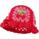 thumbnail image 1 of Crochet Bucket Hat for Women Handmade Floral Hat Portable Knitted Elastic Cute Beach Hat for Vacation Traveling, 1 of 5