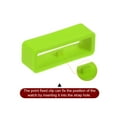thumbnail image 4 of Uxcell 6pack Watch Strap Loop Fastener Rings 20mm Rubber Watch Holder Keeper Green, 4 of 6