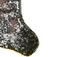 thumbnail image 4 of Northlight 22.75" Gold and Silver Reversible Sequined Christmas Stocking, 4 of 5