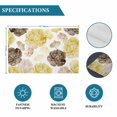 thumbnail image 6 of Yellow Ombre Spring Floral Placemats Set of 4, Summer Botanical Flowers Placemats for Dining Table, Place Mats for Kitchen Tabletop, Waterproof Wipeable Dining Table Mats Set, 6 of 9