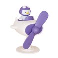 thumbnail image 3 of Ventilador pequeño con clip kangjianwuwushu Ventilador de escritorio personal Forma de pato púrpura, 3 of 10