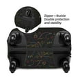 thumbnail image 4 of Fotbe Doodle Dinosaur Luggage Cover Protector,Suitcase Protector,Scratch and Dirt Resistant,Fits 18-32 Inch Luggage-Small, 4 of 9