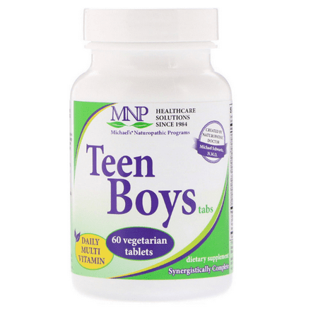 Michael's Naturopathic, Teen Boys Tabs, Daily Multi-Vitamin, 60 Tablets(pack of (Best Multivitamin For Teen Boys)