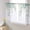 White, variant on Eucalyptus Leaves Farmhouse Semi Sheer Window Curtains 45 Inches Long, Spring Botanical Rod Pocket Voile Silky Chiffon Curtain Treatment Drapes for Kitchen, Living Room, 52"x45", 2 Panels