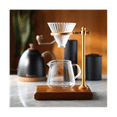 thumbnail image 2 of Pour Over Stand Coffee Station, Dripper Adjustable Filter Holder with Wooden Base, 2 of 6