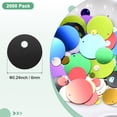 thumbnail image 3 of Uxcell Lot de 4 Paillettes Rondes Plates de 6 mm pour Projets DIY/cuisson [Noir], 3 of 6