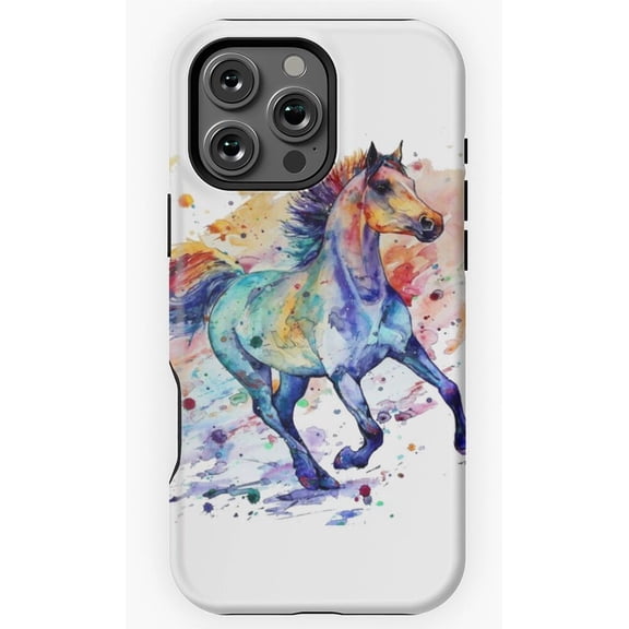 Horse Art Illustration Phone Case for iPhone 16 15 14 13 12 11 Pro Max