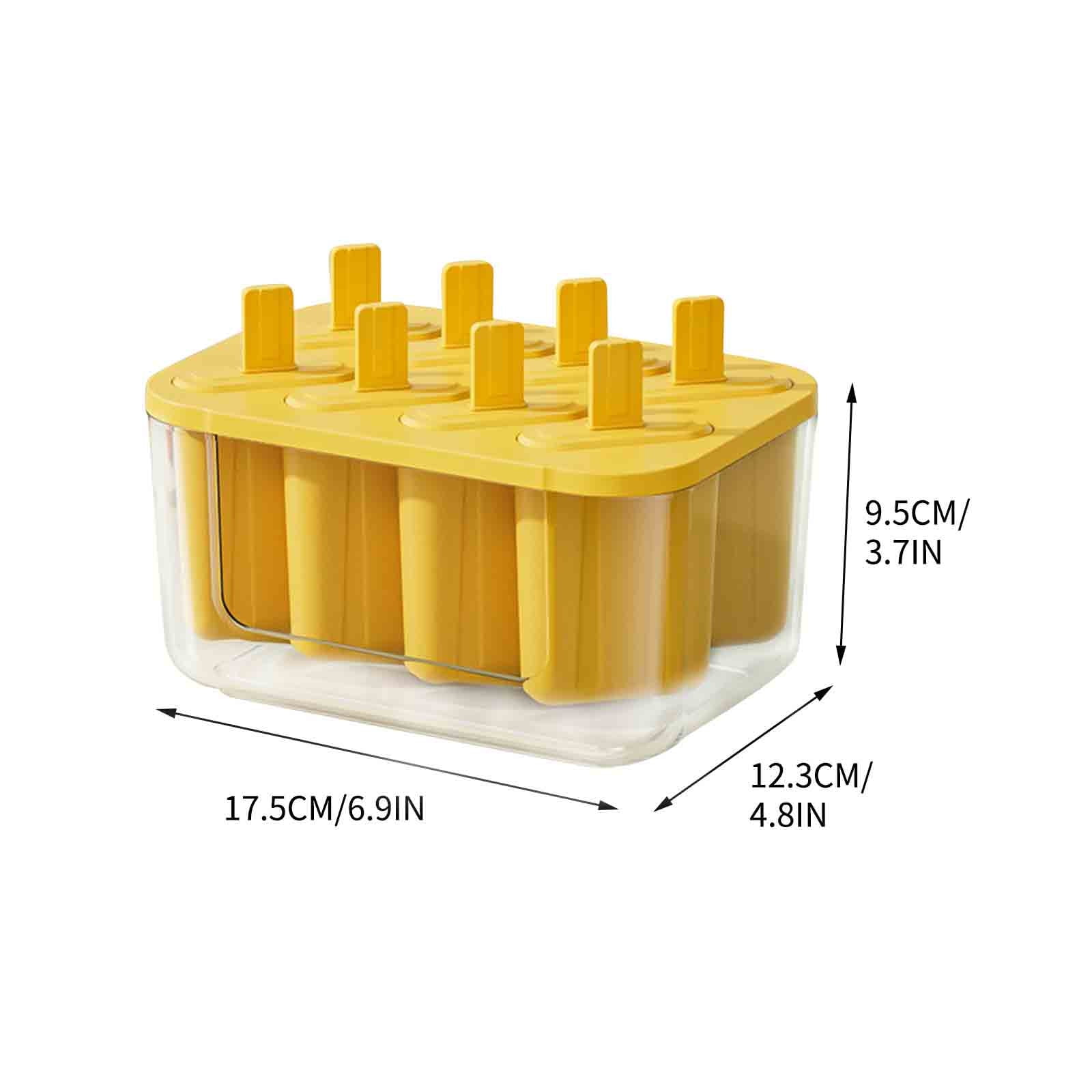 Tunhigl Sales Silica Gel Ice Tray Film with 22-cell Ice Box with Lid Food-grade Ice Maker Home Ice-cream Popsicle