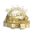 thumbnail image 2 of Kits de construcción de modelos de rompecabezas navideños CUTICAT 3D de madera, 2 of 7