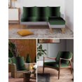 thumbnail image 6 of Green Black Ombre Couch Cushion Covers Stretch, Washable Sofa Seat Covers Individual Seat Cushion Sofa Slipcovers Modern Gradient Abstract Art Couch Cover Furniture Protector S-1PCS, 6 of 7