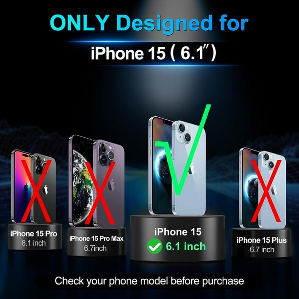 For Apple iPhone 15 Shock Proof Ring Case, Kickstand Rugged For Apple iPhone 15 Shock Proof Ring Case, Kickstand Rugged
