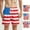 Red, variant on Miqool Mens Swim Trunks American Flag 7 Inch Quick Dry Swim Shorts Summer Beach Shorts Board Shorts Bathing Suits with Mesh Liner & Pockets