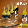 thumbnail image 6 of Syruvia Honey Lime Syrup for Cocktails 1 Case (6 Bottles, 25.4 fl oz Each) Honey Lime Flavored Syrup, 6 of 7