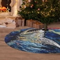 thumbnail image 6 of Yiaed Vintage Starry Sky Shark Print Christmas Tree Skirt , Tree SkirtsTree Mat for Christmas Winter Holiday Indoor Decorations-36", 6 of 7