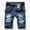 Dark Blue, variant on Njoeus Jean Shorts Shorts For Men Ripped Washed Jeans Classic Fit Biker Denim Shorts(Big & Tall Size)Shorts For Men On Clearances