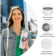 thumbnail image 3 of Cancer July Birthday Gifts for Women - 20oz Skinny Stainless Steel Tumbler, Astrology Decor Gifts，Reusable Stainless Steel Water Bottle for Hot & Cold Drinks Tea Cup Iced Coffee Travel Mug, 3 of 7
