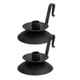 thumbnail image 1 of unbranded 2Ud Hierro Negro Portavelas Retro Con Asa Para De Y Ambiente Acogedor, 1 of 8
