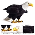 thumbnail image 4 of Ksopiavobs Bald Eagle Figure Realistic Animal Figurines Early Educational Bird Toy Science Project Christmas Birthday Cake Topper for Kids Toddler, 4 of 5