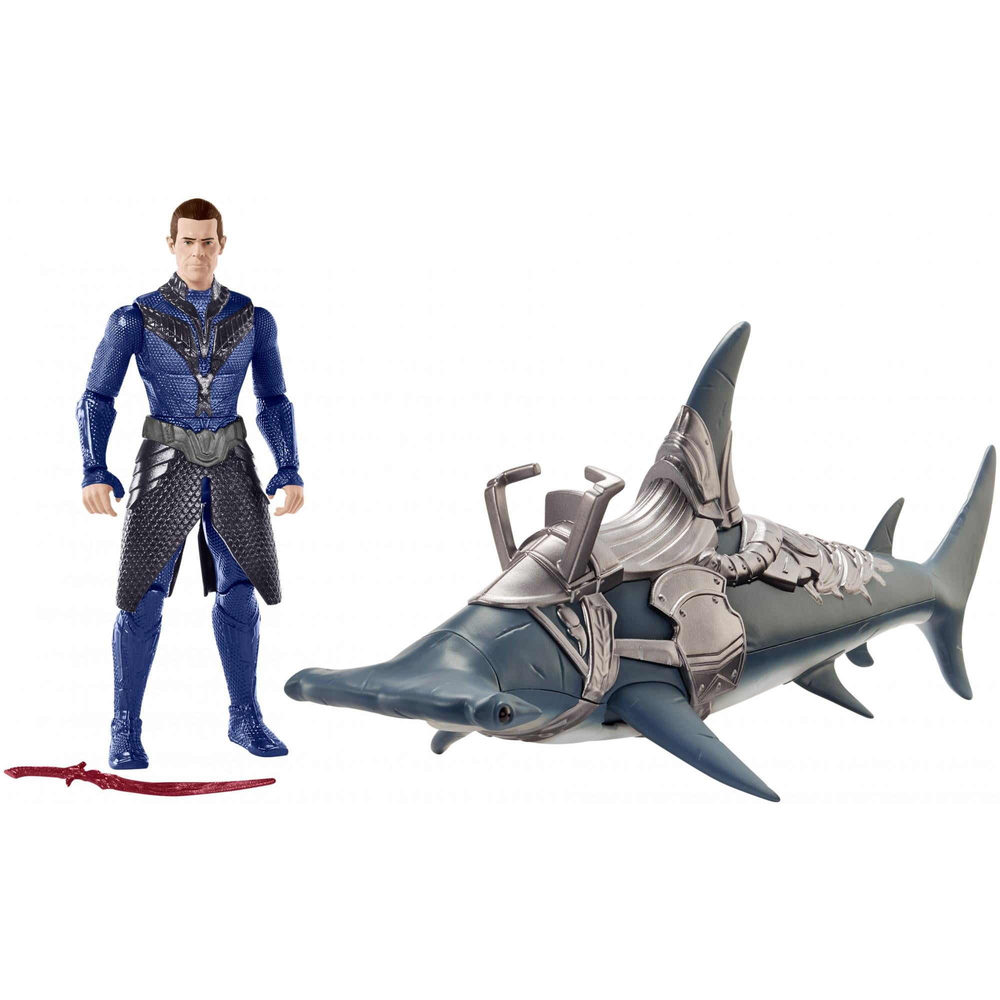 aquaman toy with shark